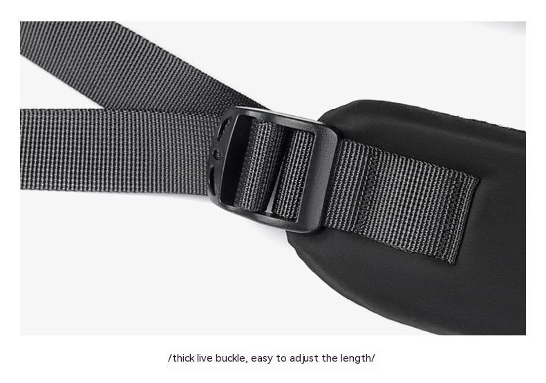 A large, simple, and stylish backpack made of durable nylon material with multiple compartments for organized storage and comfortable shoulder straps for easy carry.