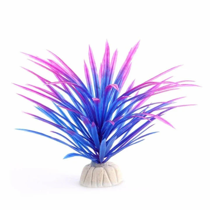 Premium artificial seaweed with lifelike fronds, designed for low-maintenance aquarium decoration