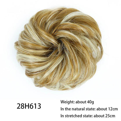 Messy Chignon Donut Hair Bun Pad - Effortless Elegance Hair Accessory for Stylish Buns