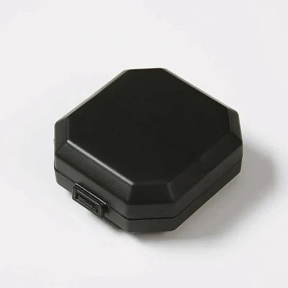 Compact Portable Pill Box with 6 Compartments for Organizing Medication on the Go