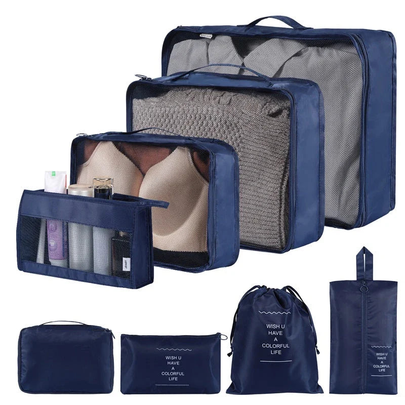 Stylish and practical home storage bags in various solid colors, designed to neatly organize your closets, shelves, and living spaces.