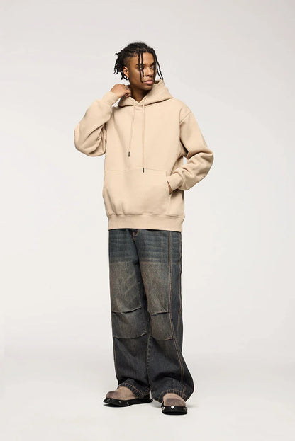 Men's relaxed fit retro straight-leg jeans in black, gray, and denim blue with vintage-inspired details