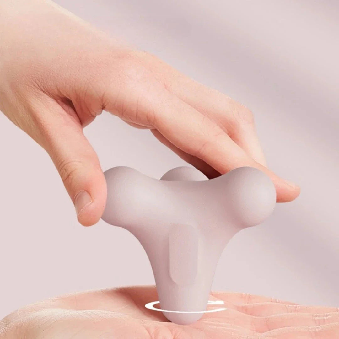 Deep Tissue Massage Ball with Unique Quadrangular Design for Targeted Muscle Relief