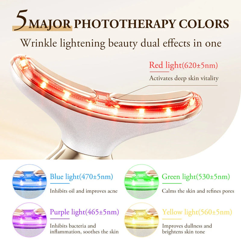 Hhomeenjoy US Rejuvenate Your Skin with Dual Polar Neck & Face Lifting Device