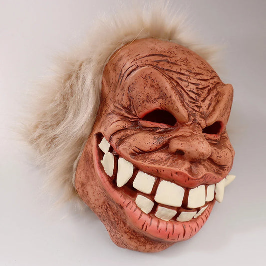 Funny Bucktoothed Old Man Latex Mask for Halloween, Costume Parties, and Pranks