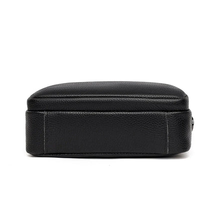 Stylish and functional genuine leather crossbody bag for women with interior organization pockets