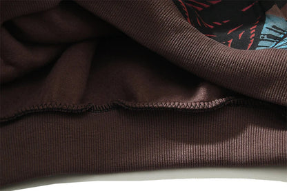 Cozy loose knit sweaters in a rich coffee color with a relaxed, oversized fit for ultimate comfort and style.