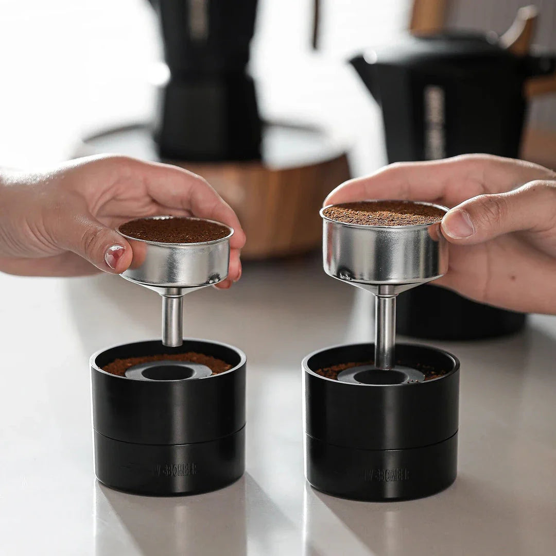 Adjustable Moka Pot Coffee Distributor for precision brewing and consistent coffee extraction