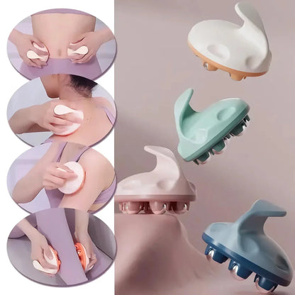 Full-Body Relaxation Massage Roller in Blue Color for Slimming, Muscle Relief, and Relaxation