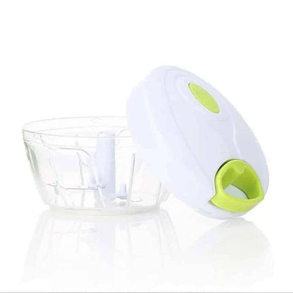 Stainless steel food chopper with 3-cup capacity for effortless meal prep