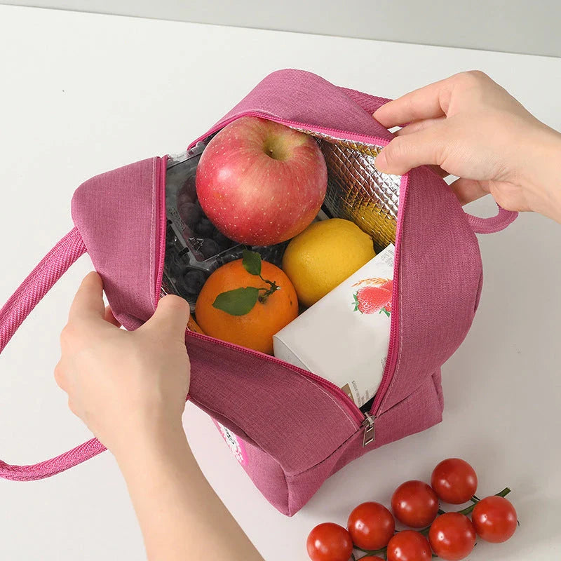 Fashion Thermal Lunch Bags in vibrant colors - keep meals fresh and flavorful on the go