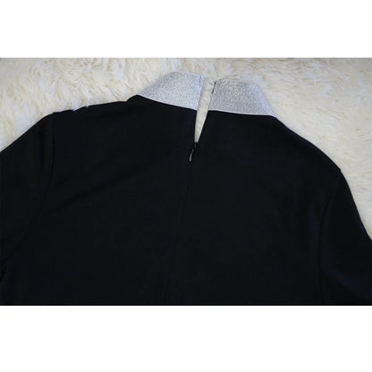 Stylish and flattering waist-accentuating split dress in solid colors, made from premium polyester fabric for comfort and versatility.