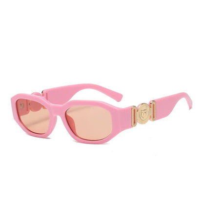 Chic Rectangle UV400 Sunglasses with Polycarbonate Frame and Anti-Reflective Gradient Lenses for Stylish Eye Protection