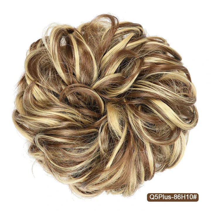 Messy Chignon Donut Hair Bun Pad - Effortless Elegance Hair Accessory for Stylish Buns
