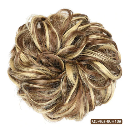 Messy Chignon Donut Hair Bun Pad - Effortless Elegance Hair Accessory for Stylish Buns