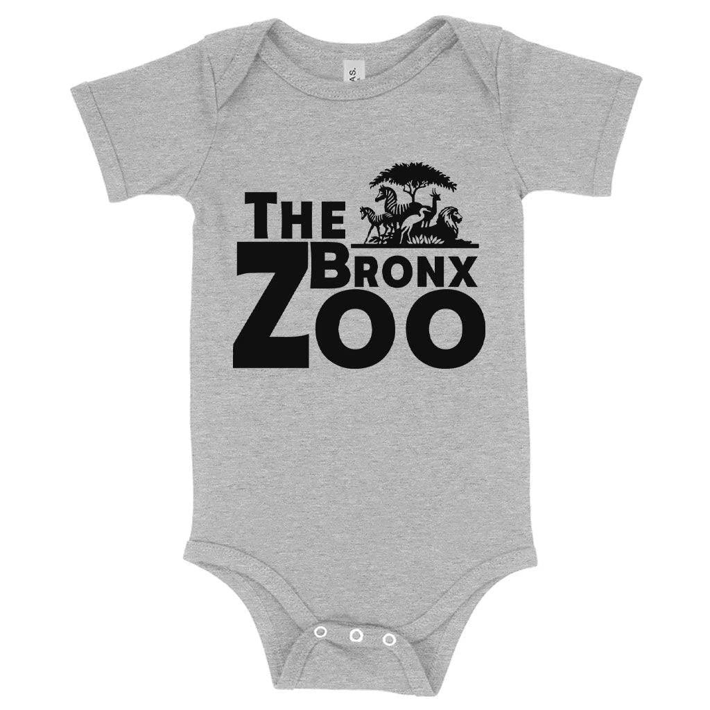 Bronx Zoo Baby Onesie - Soft, Flexible, and Comfortable Baby Clothing with Envelope Neckline and Three-Snap Leg Closure