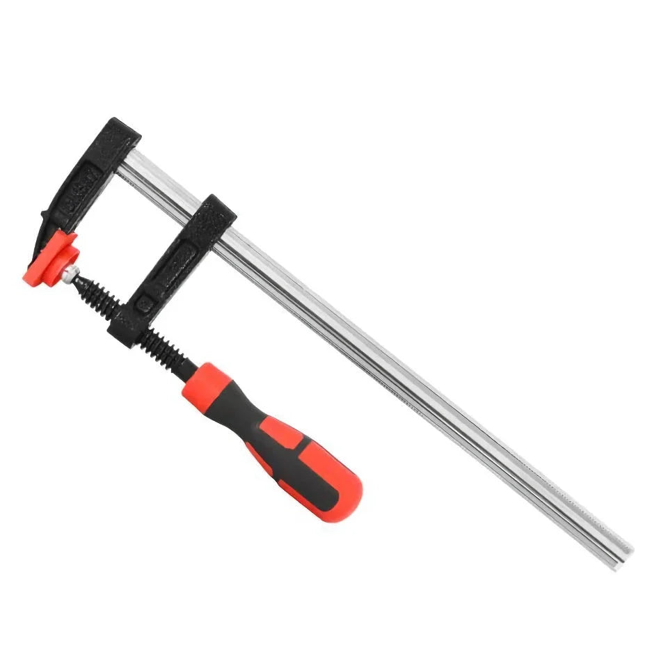 Heavy Duty F Clamp with Quick Grip - Powerful Clamping Tool for Woodworking, Metalwork, and Carpentry