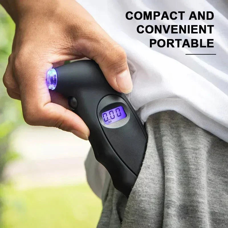Hhomeenjoy Digital Tire Pressure Gauge with Backlight and High-Precision Monitoring, 0-150 PSI