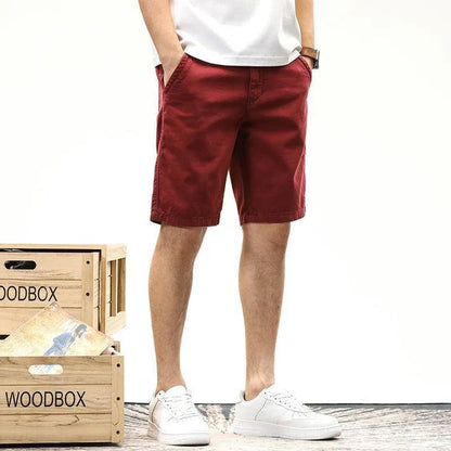 Stylish and versatile casual pants for men, featuring a medium-elastic fabric blend and a range of classic colors for everyday comfort and style.