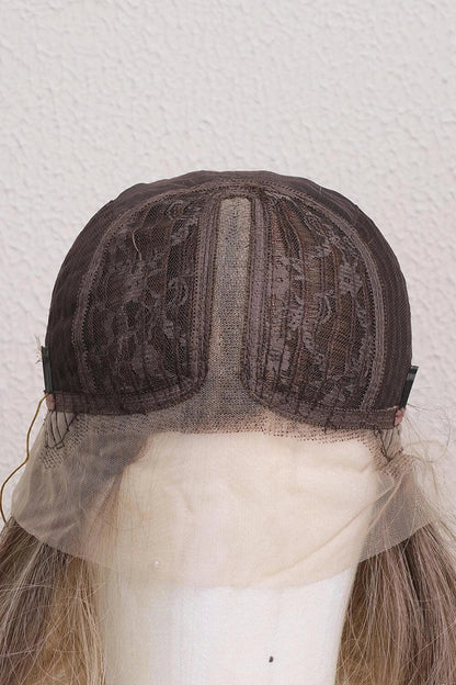 Premium 24-inch long wave lace front wig with 150% density, featuring a natural-looking lace front and elegant waves for a head-turning look.