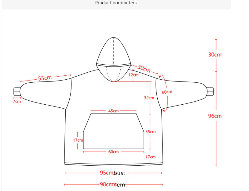 Large flannel pajamas in blue, pink, and elephant print pattern for cozy casual home comfort