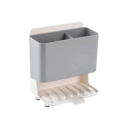 Pastel color kitchen organizer made of eco-friendly ABS material, offering versatile storage solutions for spices, utensils, and small appliances