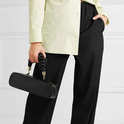 Chic Long Shoulder Diagonal Bag in Beige, Black, Dark Green, and Brown Colors