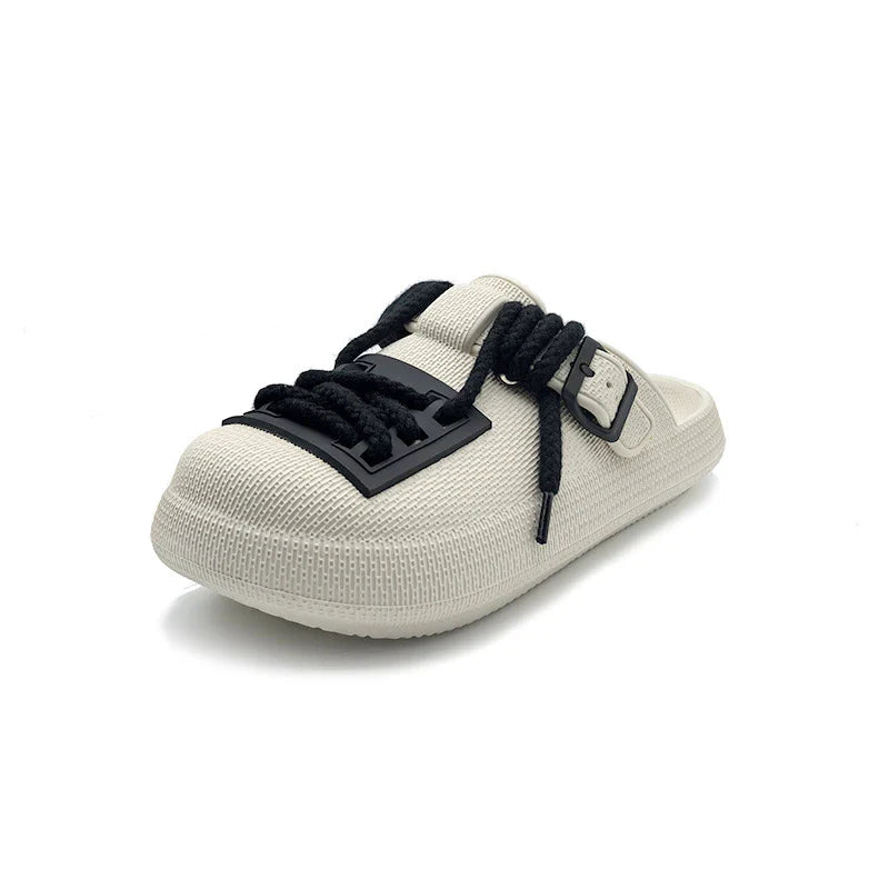 Men's summer beach outdoor non-slip slippers in various colors with cushioned EVA soles and non-slip rubber outsoles