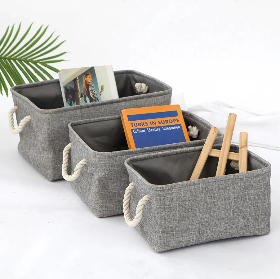 Eco-Friendly Waterproof Folding Laundry Storage Basket for Organized Home Storage