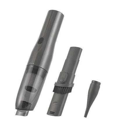 Cordless vacuum cleaner with wireless charging capabilities, powerful suction, and versatile blower function for cleaning home and car