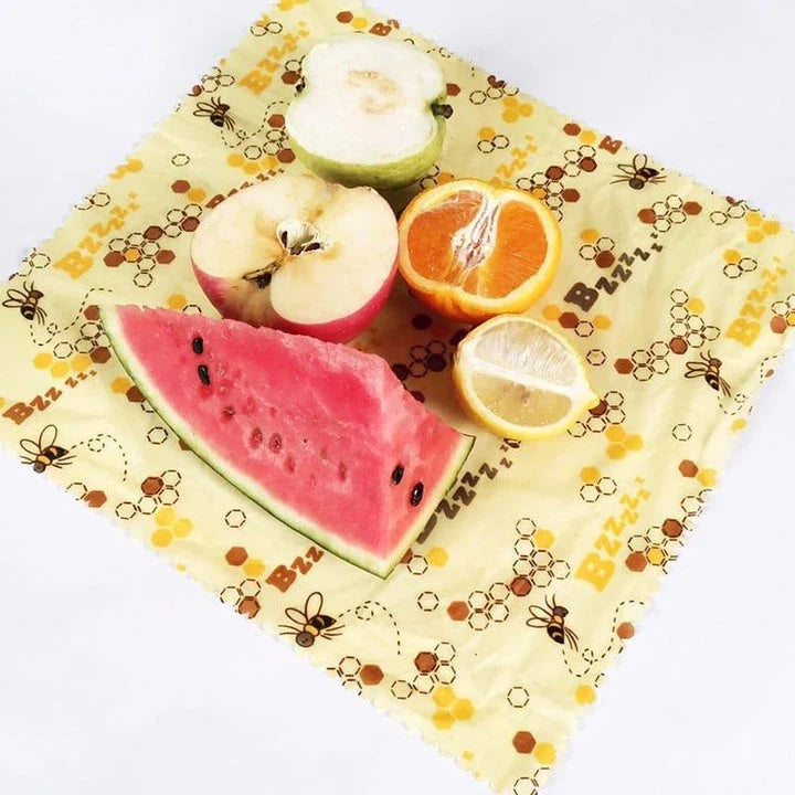Premium Eco-Friendly Reusable Food Wrap Sheets made of durable cotton cloth for sustainable food storage and reduced plastic waste