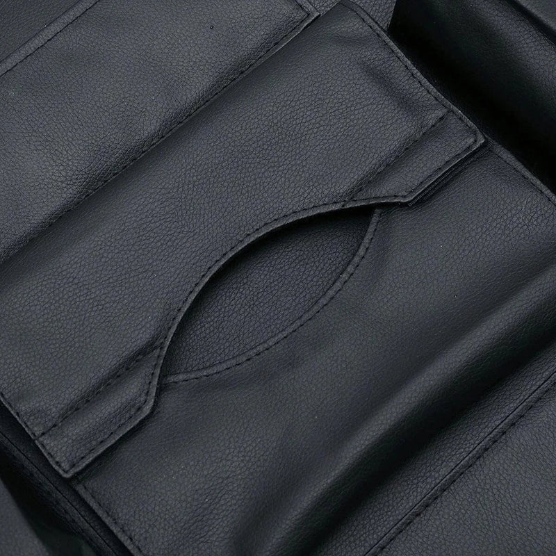 Hhomeenjoy Luxury Multi-Pocket Leather Car Organizer for Back Seat