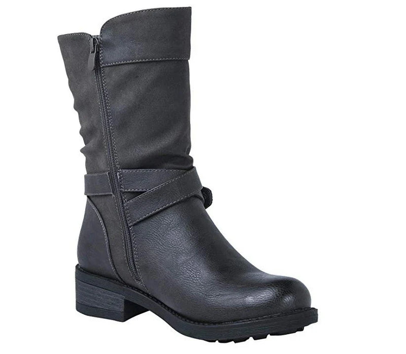 Hhomeenjoy Stylish and Comfortable Women's Martin Boots with Low Heel