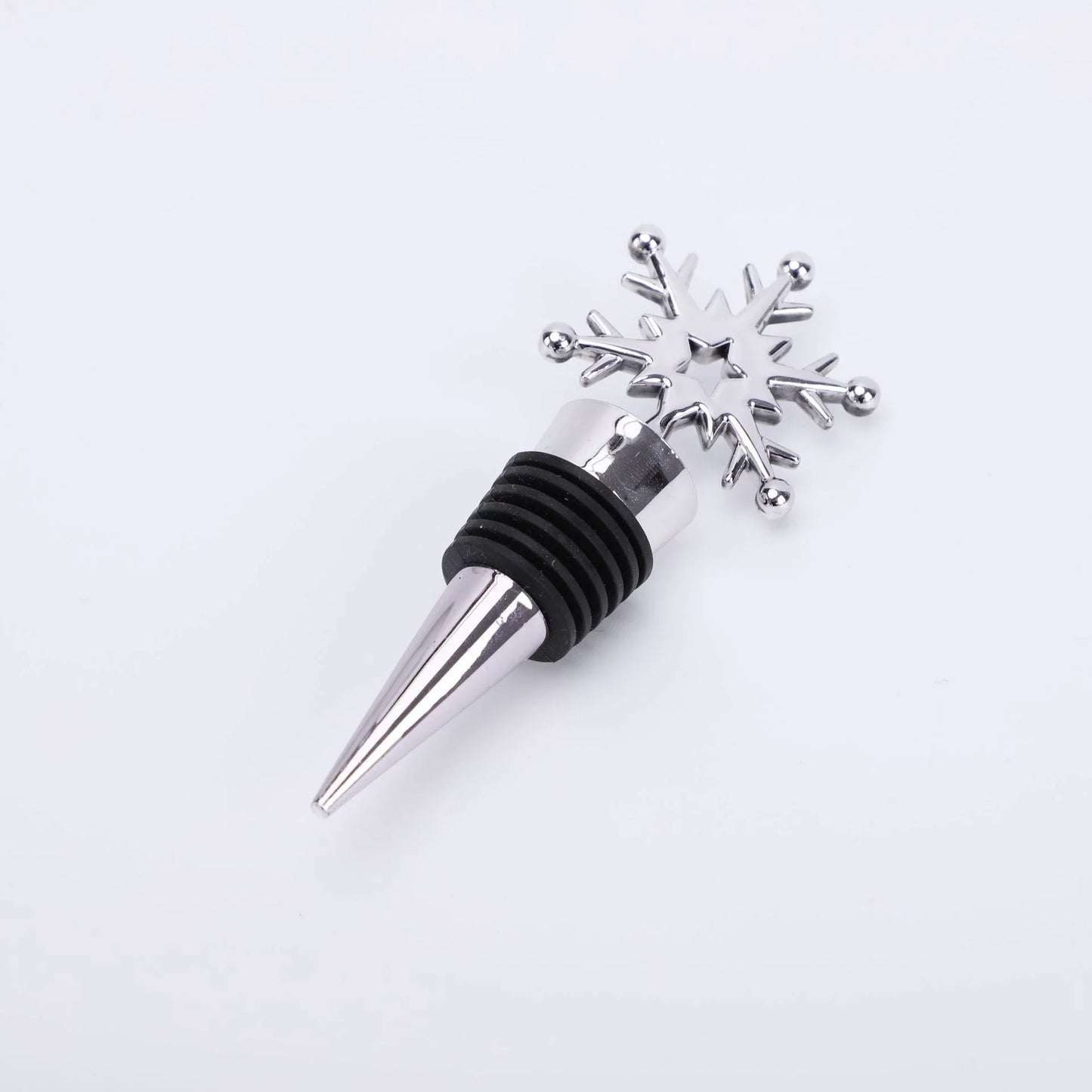 Premium iron wine stopper with a crown-inspired design, perfect for preserving the flavor and aroma of your favorite wines