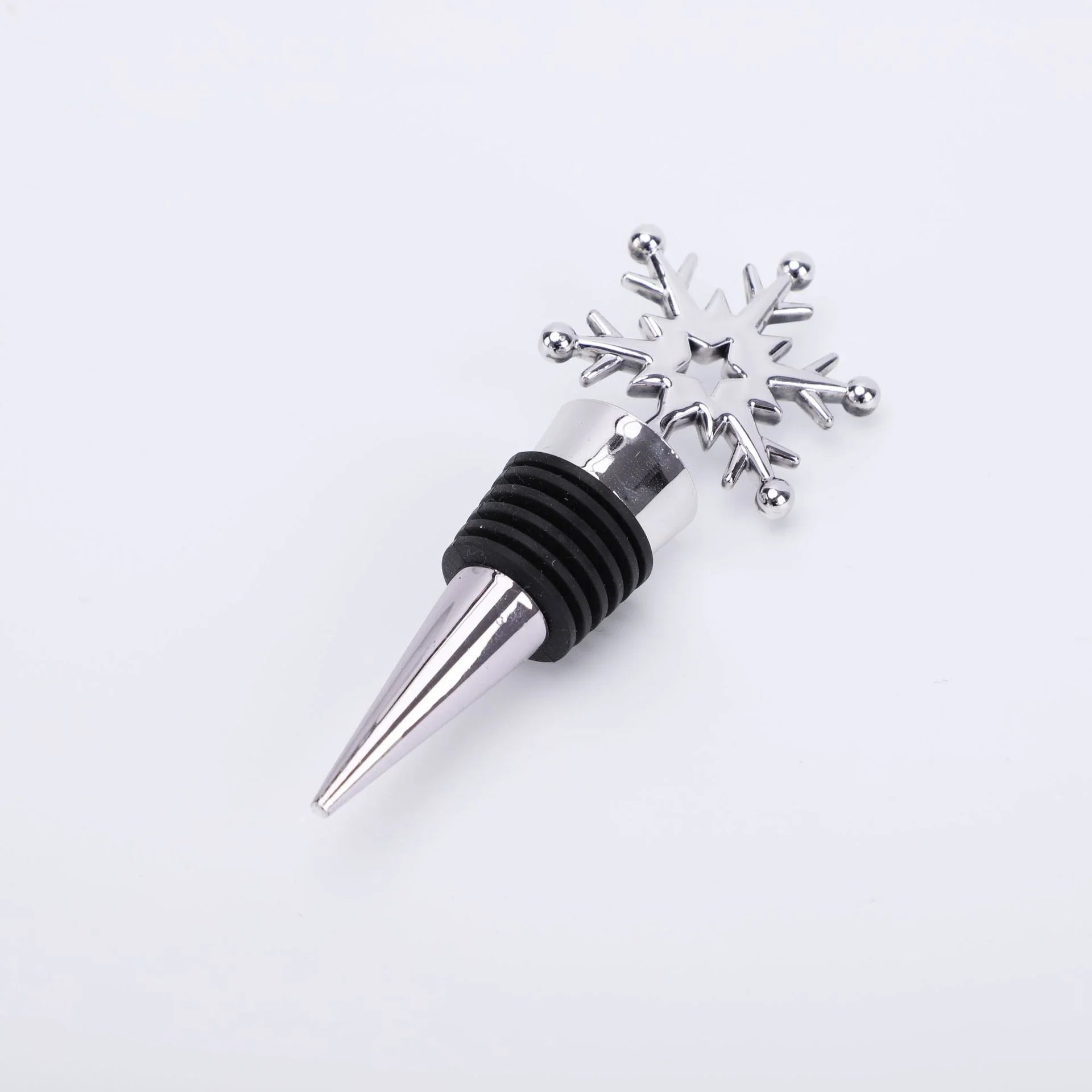 Premium iron wine stopper with a crown-inspired design, perfect for preserving the flavor and aroma of your favorite wines