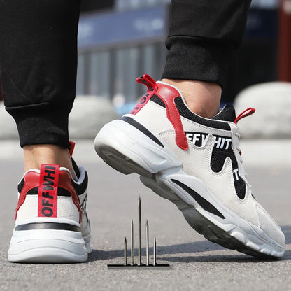 Lightweight, anti-static casual shoes with breathable cloth upper and durable rubber sole for all-day comfort and style.