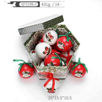 Premium Christmas gift box with a festive tree-shaped decoration, available in a variety of vibrant color options