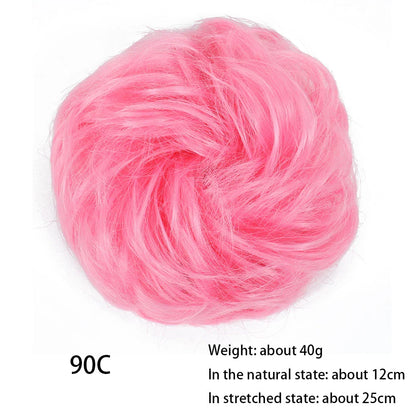 Messy Chignon Donut Hair Bun Pad - Effortless Elegance Hair Accessory for Stylish Buns