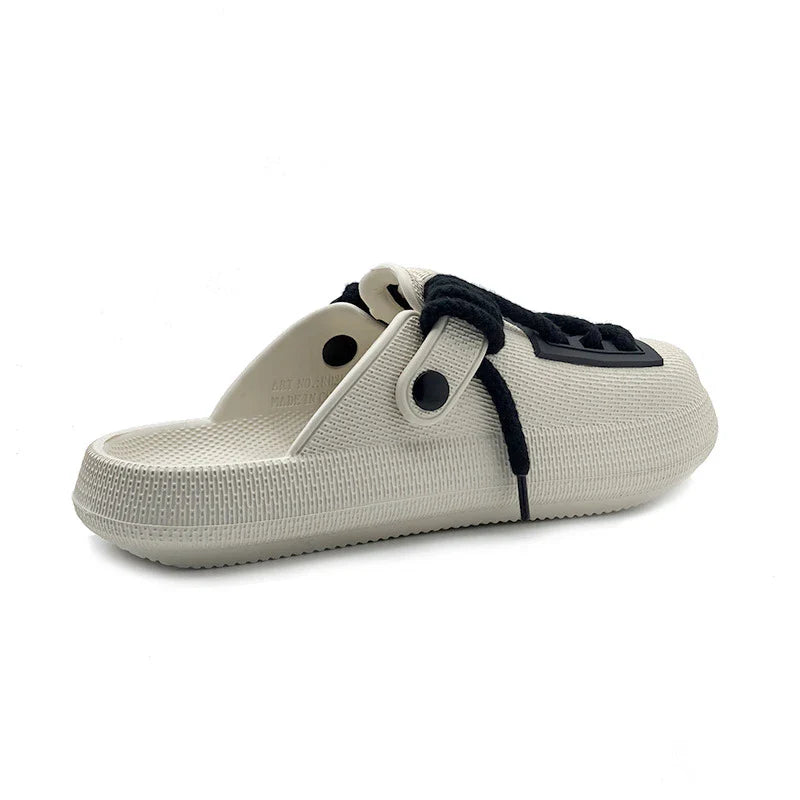 Men's summer beach outdoor non-slip slippers in various colors with cushioned EVA soles and non-slip rubber outsoles