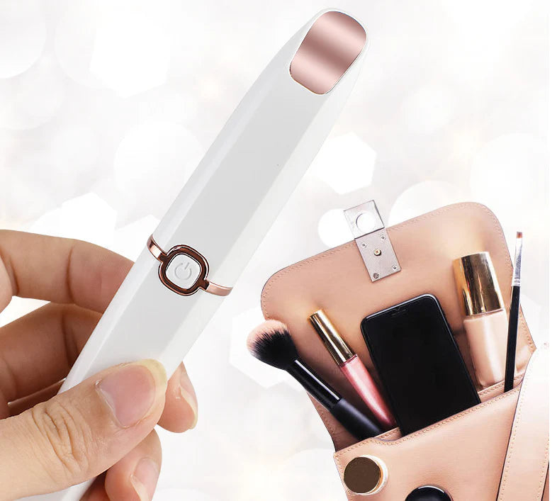 Hhomeenjoy US 2-in-1 Cordless Lipstick-Style Eyebrow Trimmer & Face Shaver