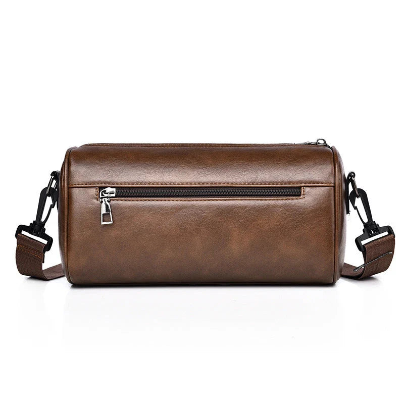 Stylish men's crossbody bag with large capacity, water-resistant and wear-resistant design for everyday use