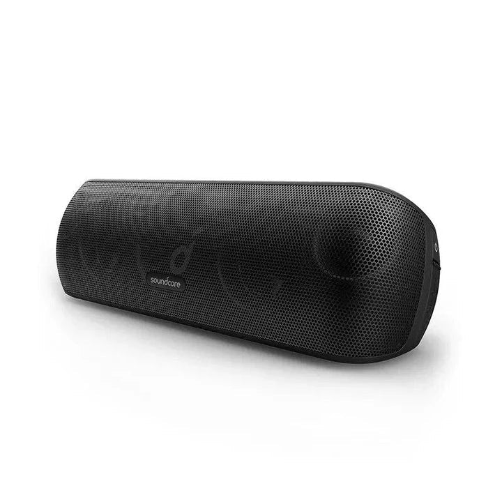 30W Hi-Res Motion+ Bluetooth Speaker with extended bass, treble, and wireless stereo pairing capabilities