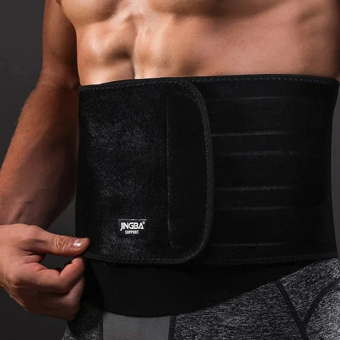 Adjustable neoprene waist trainer with lumbar support for optimizing workouts and daily activities