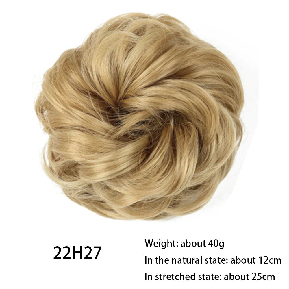 Messy Chignon Donut Hair Bun Pad - Effortless Elegance Hair Accessory for Stylish Buns