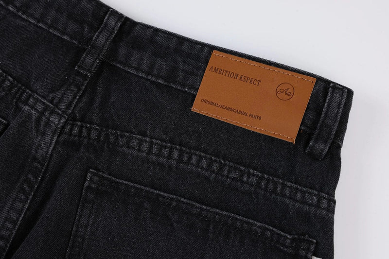 Hhomeenjoy US Premium Loose Fit Distressed Denim Trousers for Men & Women