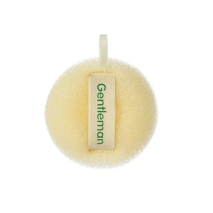 Exfoliating bath sponge balls in a yellow color, designed to provide a luxurious, spa-like shower experience with gentle exfoliation and a relaxing massage.