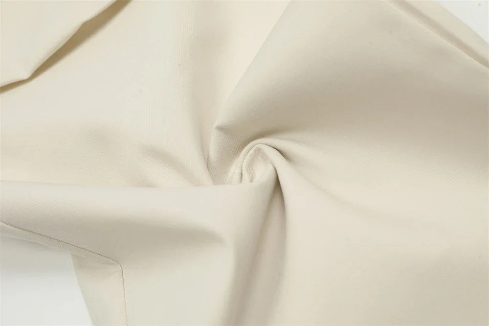 Premium pleated overalls for men with ribbon pockets, available in black and apricot colors, sizes S-XL