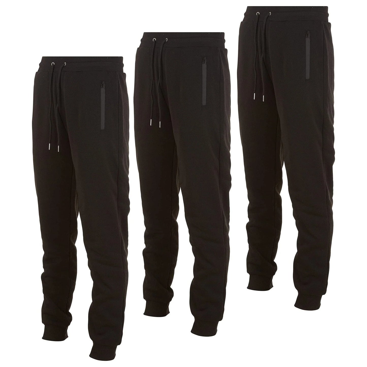 Men's sports casual zipper ankle trousers in various colors for running, fitness, and other active pursuits