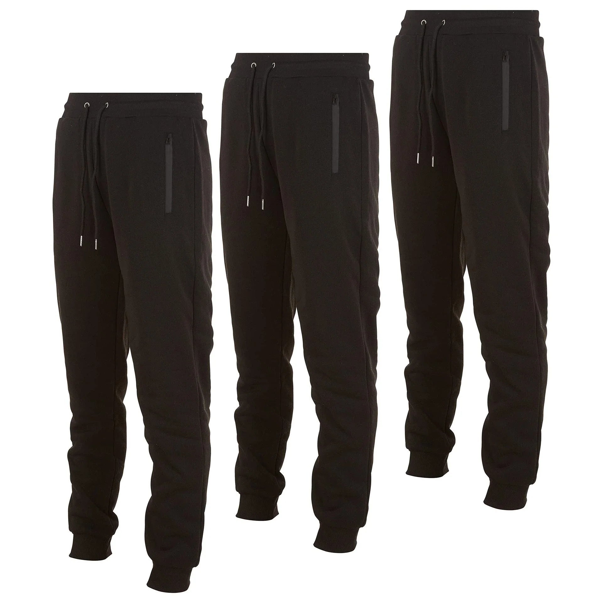 Men's sports casual zipper ankle trousers in various colors for running, fitness, and other active pursuits