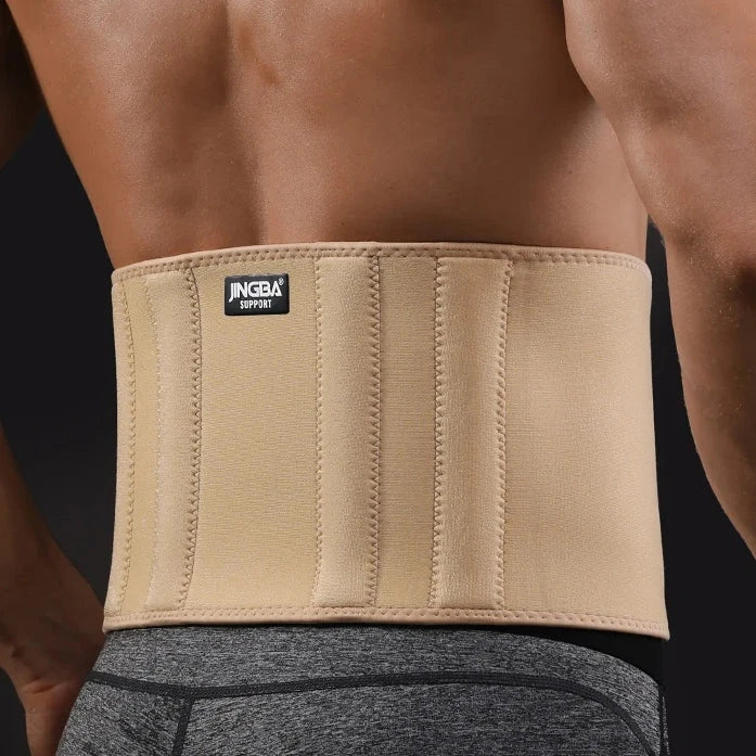 Adjustable neoprene waist trainer with lumbar support for optimizing workouts and daily activities